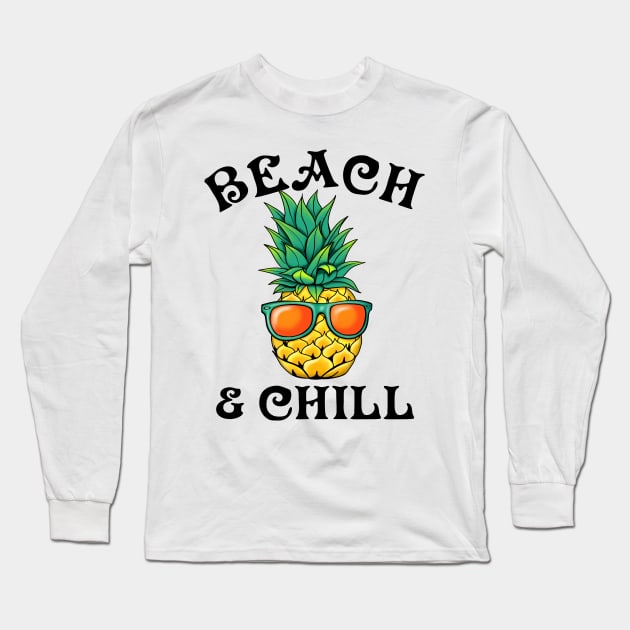 Beach and Chill Long Sleeve T-Shirt by PnJ